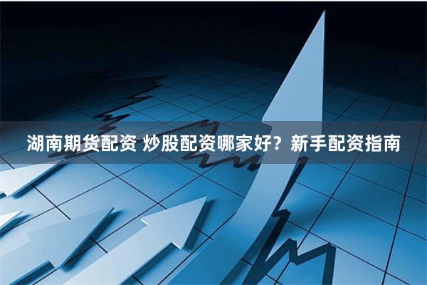 湖南期货配资 炒股配资哪家好?新手配资指南